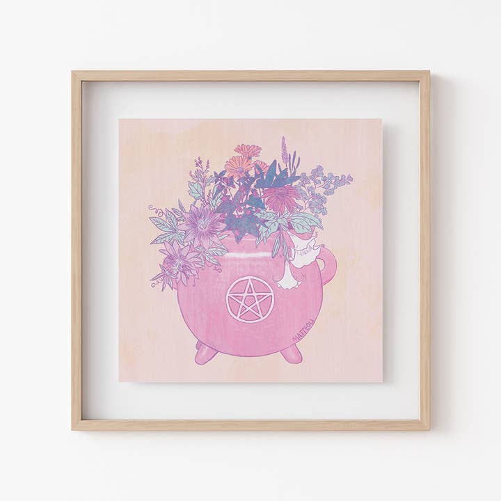 Mother of the Moon - Wholesale Art Print - Garden Cauldron 4x4 Art Print
