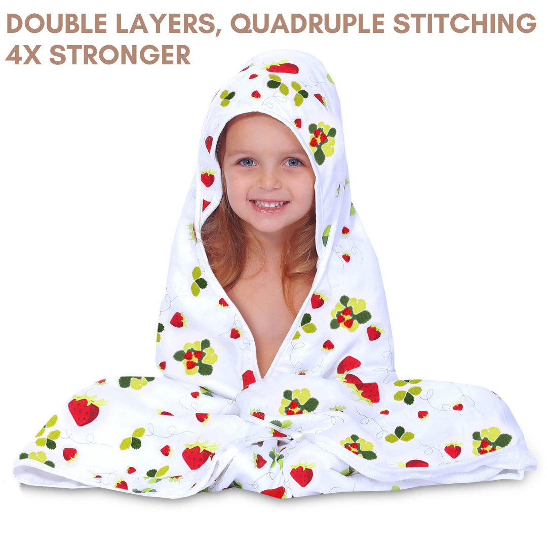 Kloud Bambu | Bamboo Towels & Blankets – Toalha com capuz - Crianças e bebés por atacado – Toalha com capuz de musselina de bambu Terry Morango6