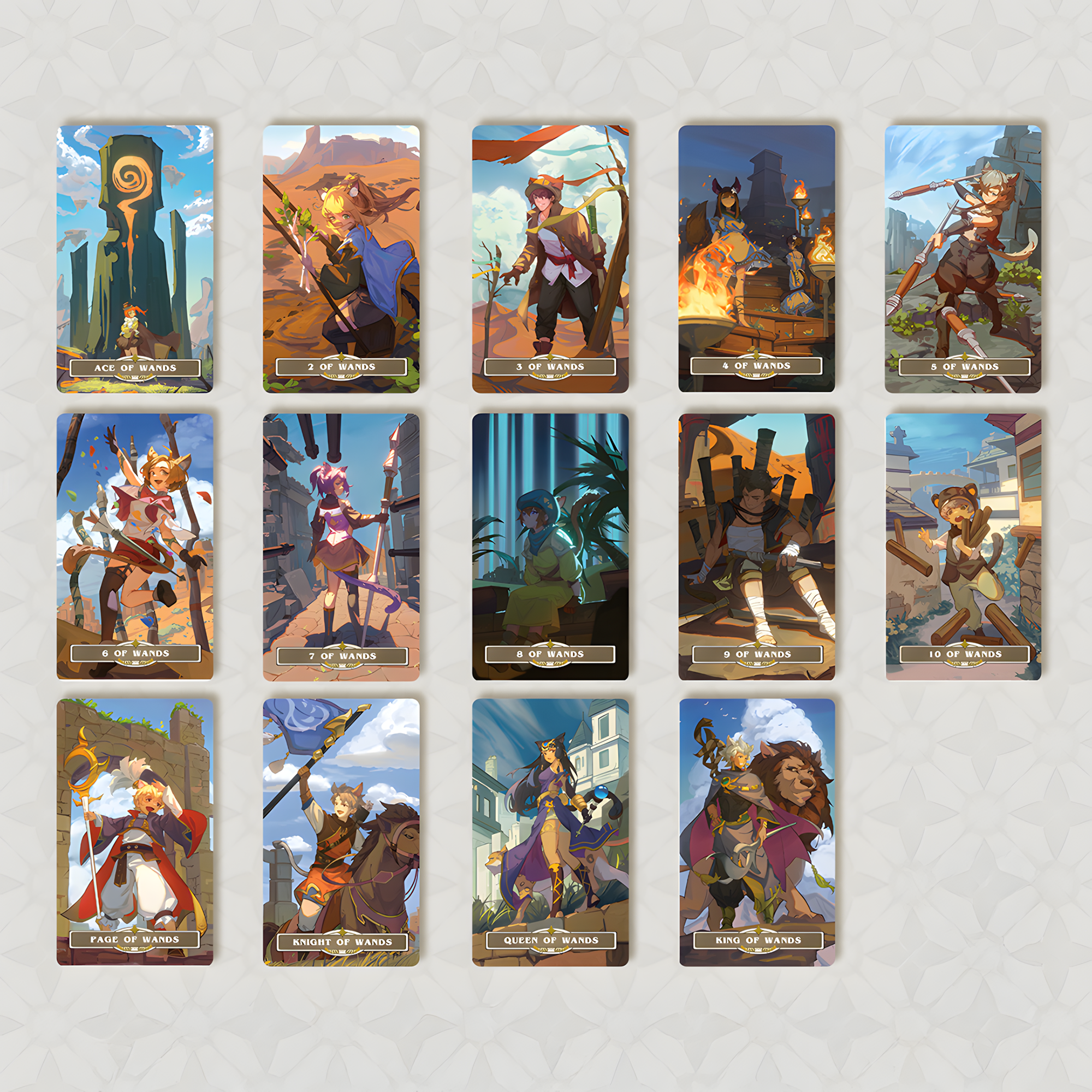 Vermilion Collection - Wholesale Tarot Cards - Journeyman's Melody Tarot5