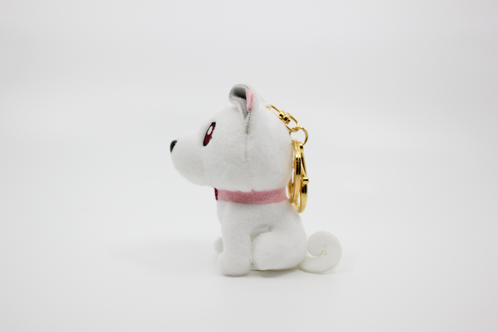 Emii Creations – Großhandel Schlüsselanhänger – Unisex – Winziger weißer Hund Plüsch Schlüssel- & Taschenanhänger5