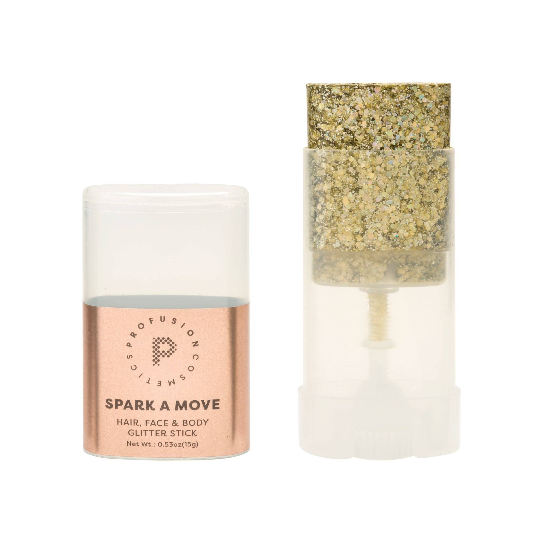 Profusion Cosmetics - Wholesale Body Glitter/Shimmer - Spark A Move Hair, Face & Body Glitter Stick for Bright Look5
