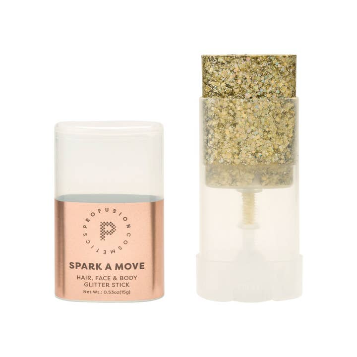 Profusion Cosmetics - Wholesale Body Glitter/Shimmer - Spark A Move Hair, Face & Body Glitter Stick for Bright Look5