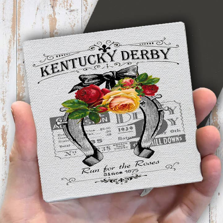 Imán de Nevera con Herradura de Rosas del Derby de Kentucky para venta al por mayor de Avery Lane Gifts