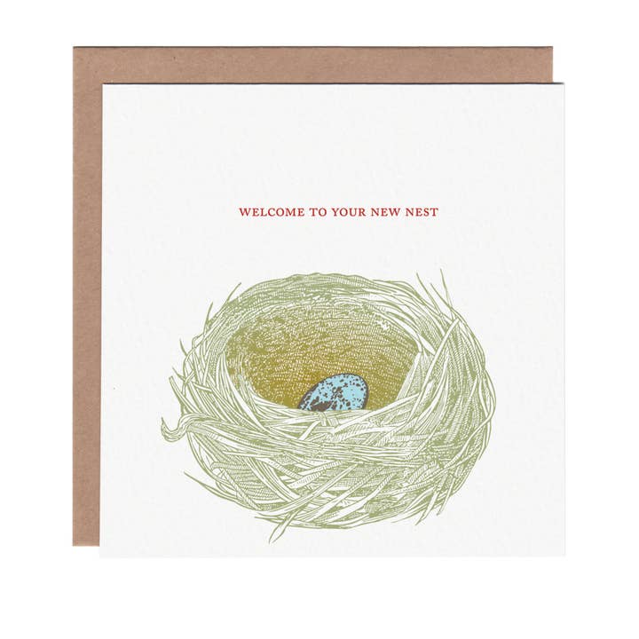 Your New Nest Baby/Housewarming Greeting Card for wholesale by Ampersand M Studio
