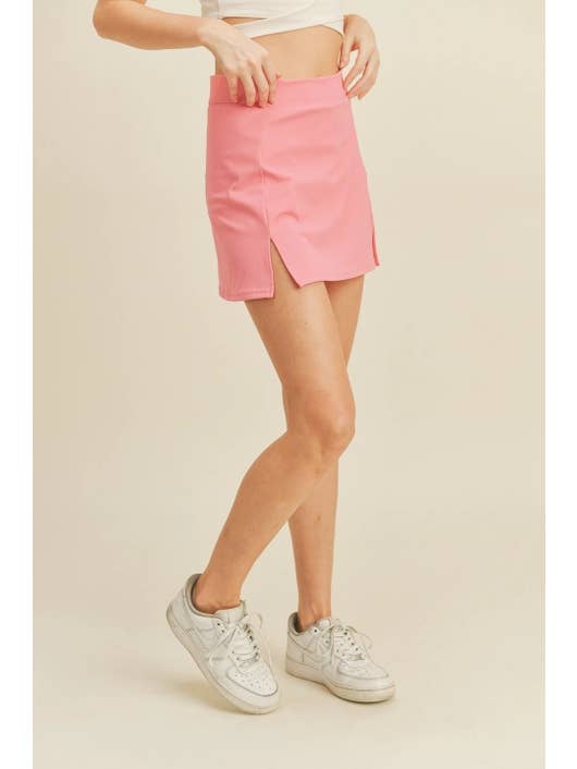Pink High Waist Tennis Skirt for wholesale on Faire1