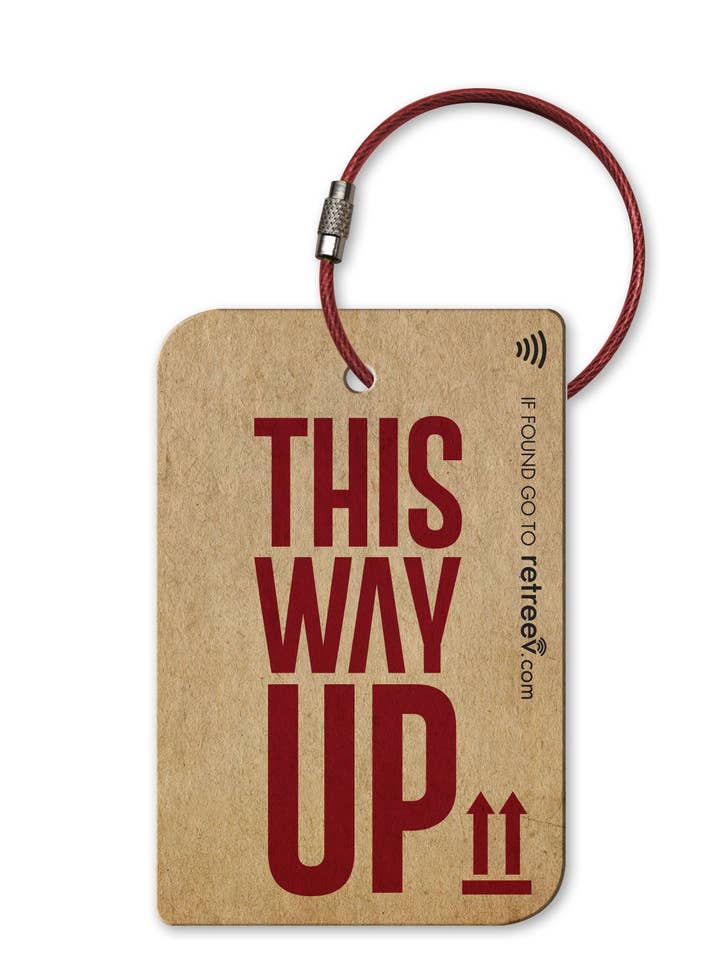 retreev™ SMART ID Luggage Tag - This Way Up for wholesale by Retreev Limited