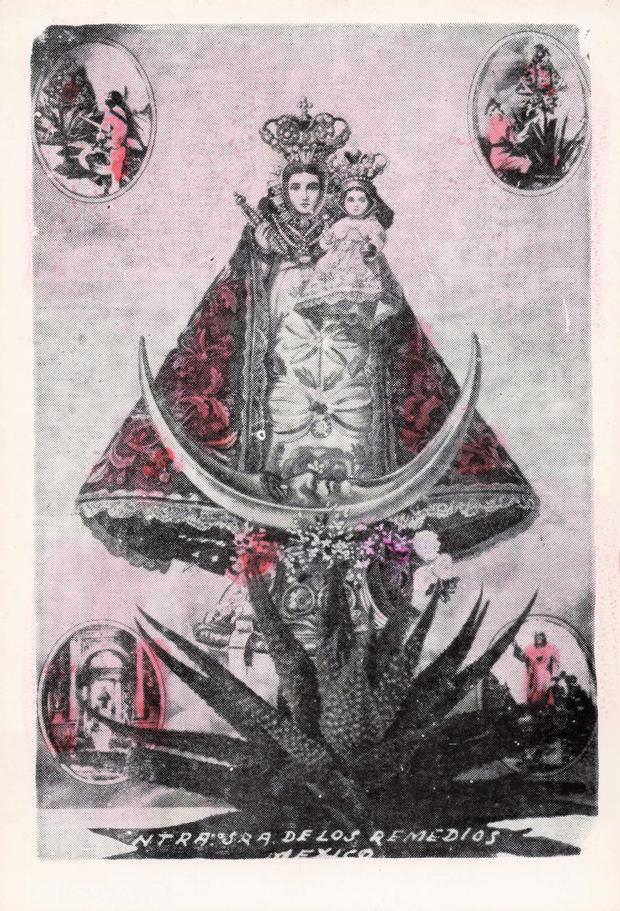 Tesoros Trading Company - Wholesale Religious Card -  Religious Hand-Tinted Card, Mx.- Asst. Virgin Maria Images7