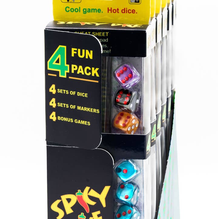 Enginuity Games - Wholesale Dice - Spicy Dice 4-FUN Starter Pack, 12 pcs - 10% Discount0