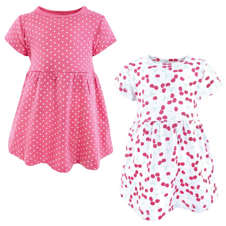 Hudson Baby Cotton Dresses, Cherries for wholesale by BabyVision
