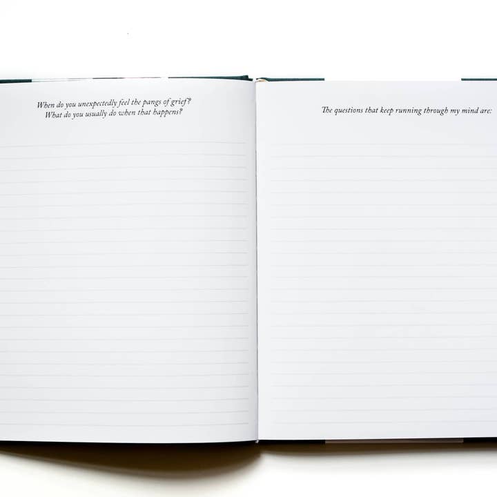 Duncan & Stone Paper Co. - Vente Journal intime - Journal de deuil - Bleu sarcelle | Cadeau de sympathie | Journal de perte d'un enfant2
