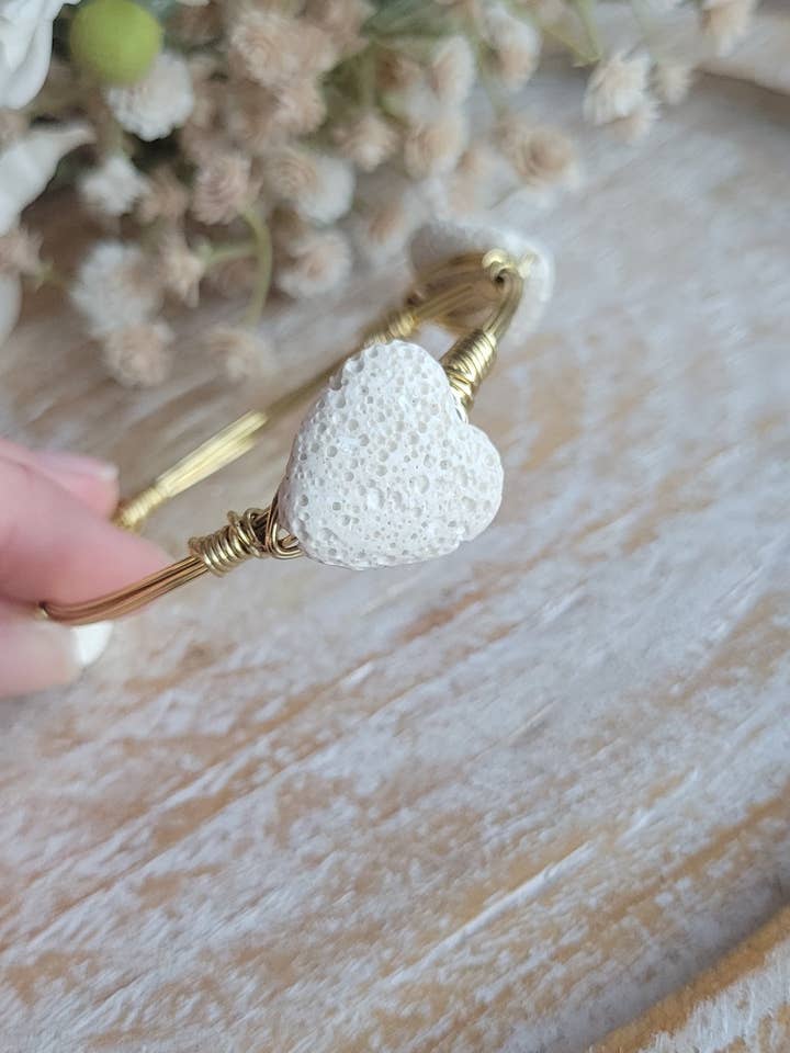 Heart Bangle for wholesale by JEMdesigns