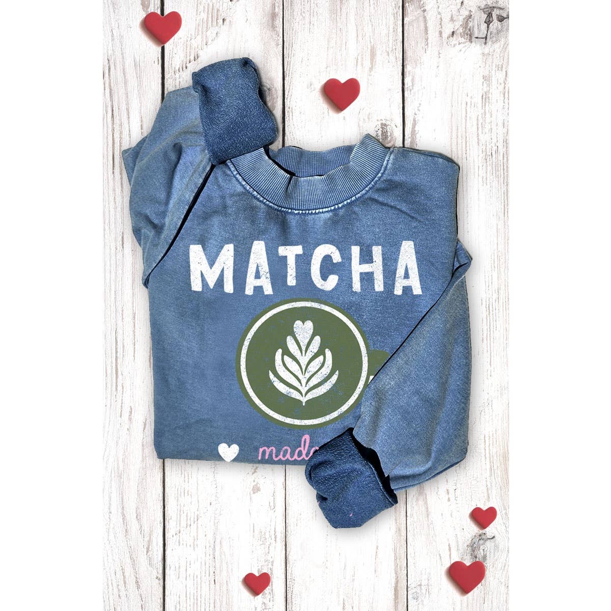 HRTandLUV - Wholesale Sweatshirt - Women's - MATCHA MINERAL GRAPHIC SWEATWHIRTS3