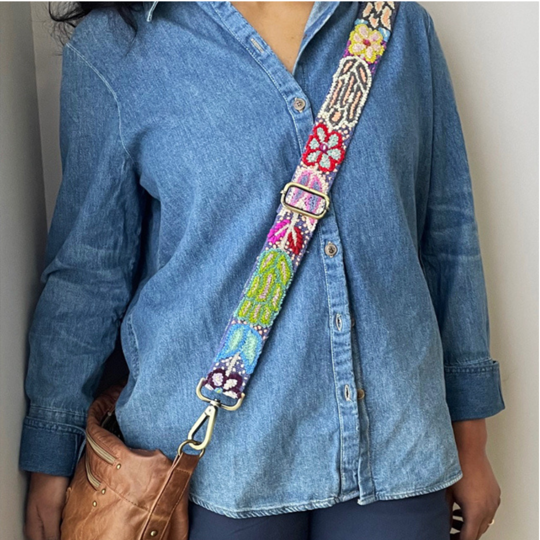 Jenny Krauss - Wholesale Bag Strap - Women's - Folklorica Embroidered Adjustable Bag/Camera Strap2