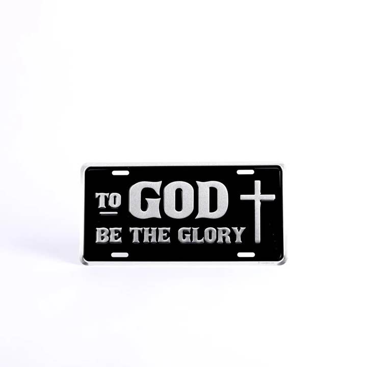 Autotag To God Be Glory Silver for wholesale by Swanson Christian Products