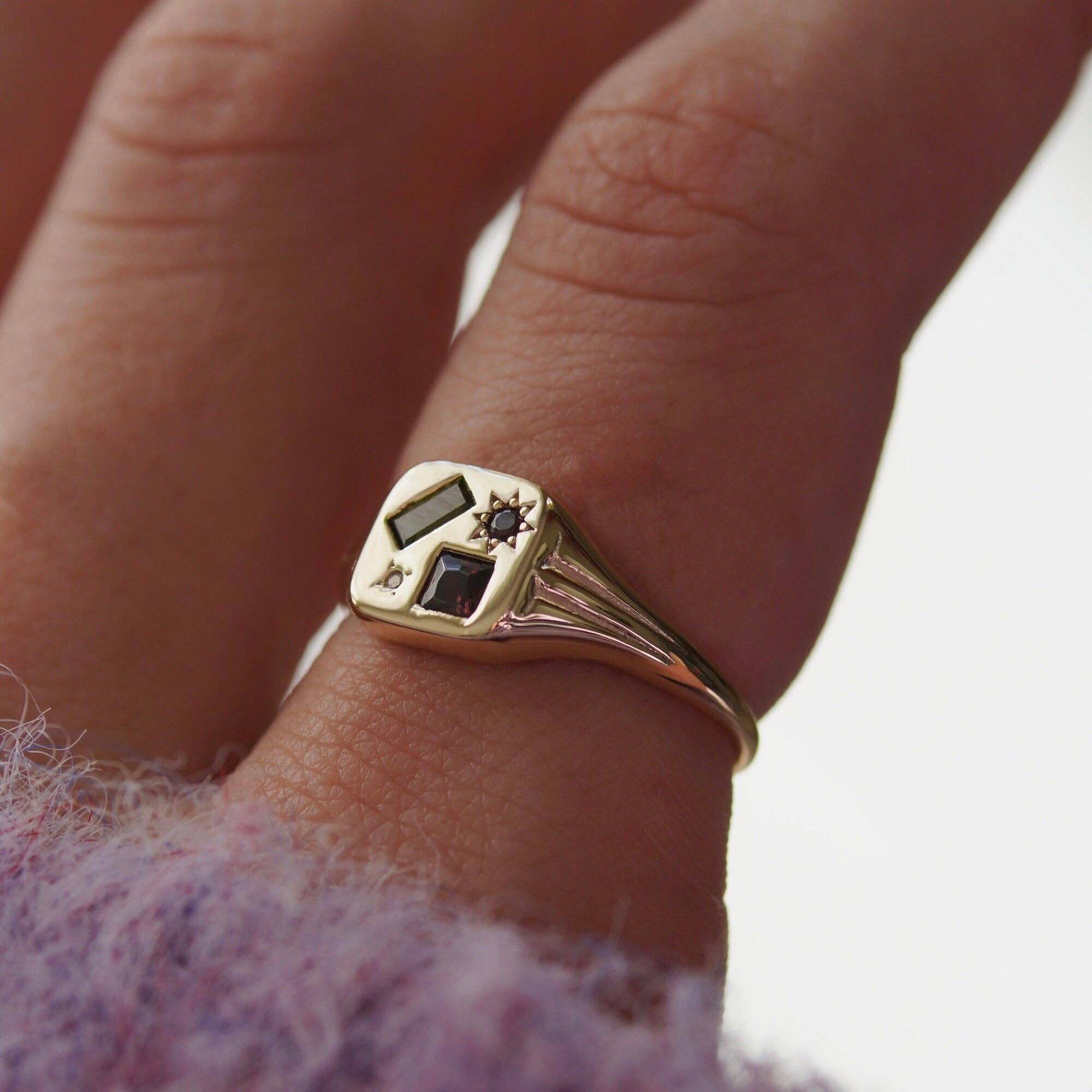 Junk Jewels Ltd - Wholesale Signet Ring - ASTRA Signet Ring4