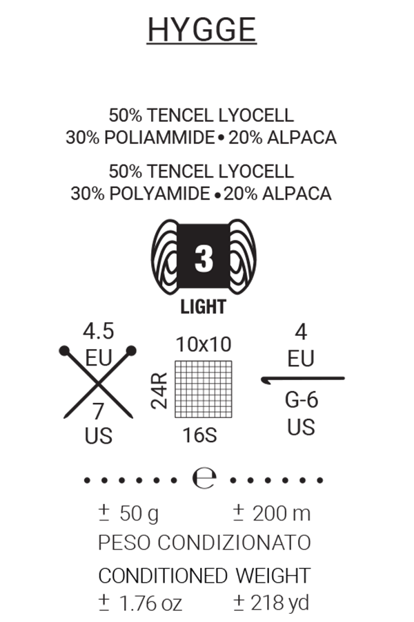 DHG - Wholesale Yarn - HYGGE 250g skein - alpaca / tencel lyocel blend7