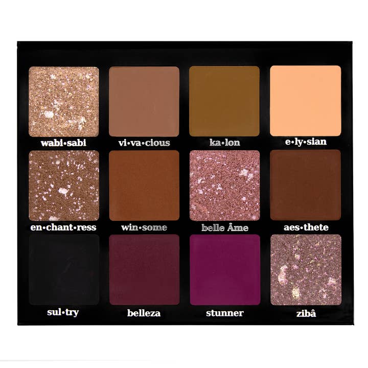 Palette di ombretti estetici per la vendita all'ingrosso da parte di The Makeup Shack