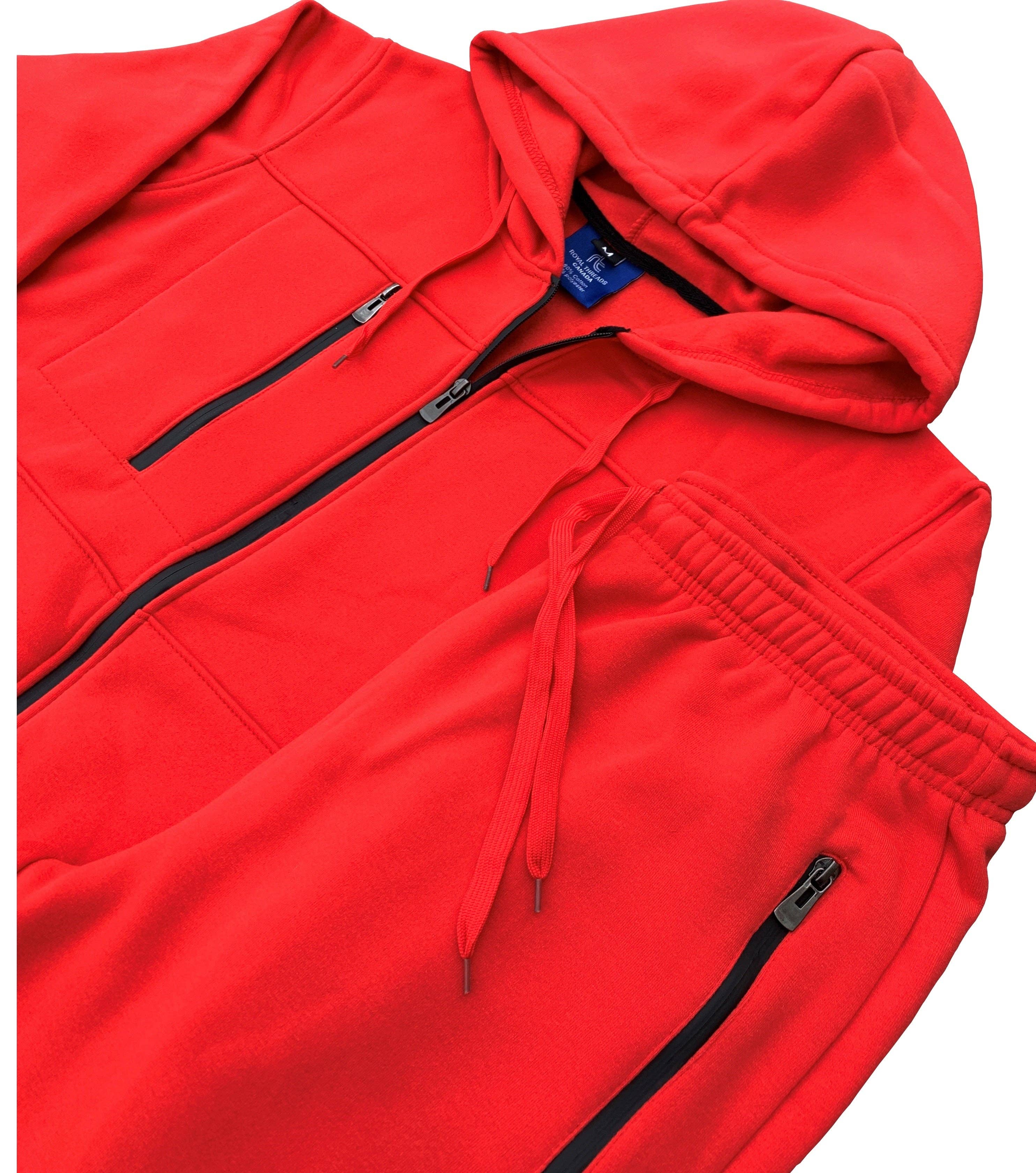 Royal Threads – Engroshandel Træningsdragt – til mænd – Mænds 2-delt Jogger stil Fleece Sweatsuit17