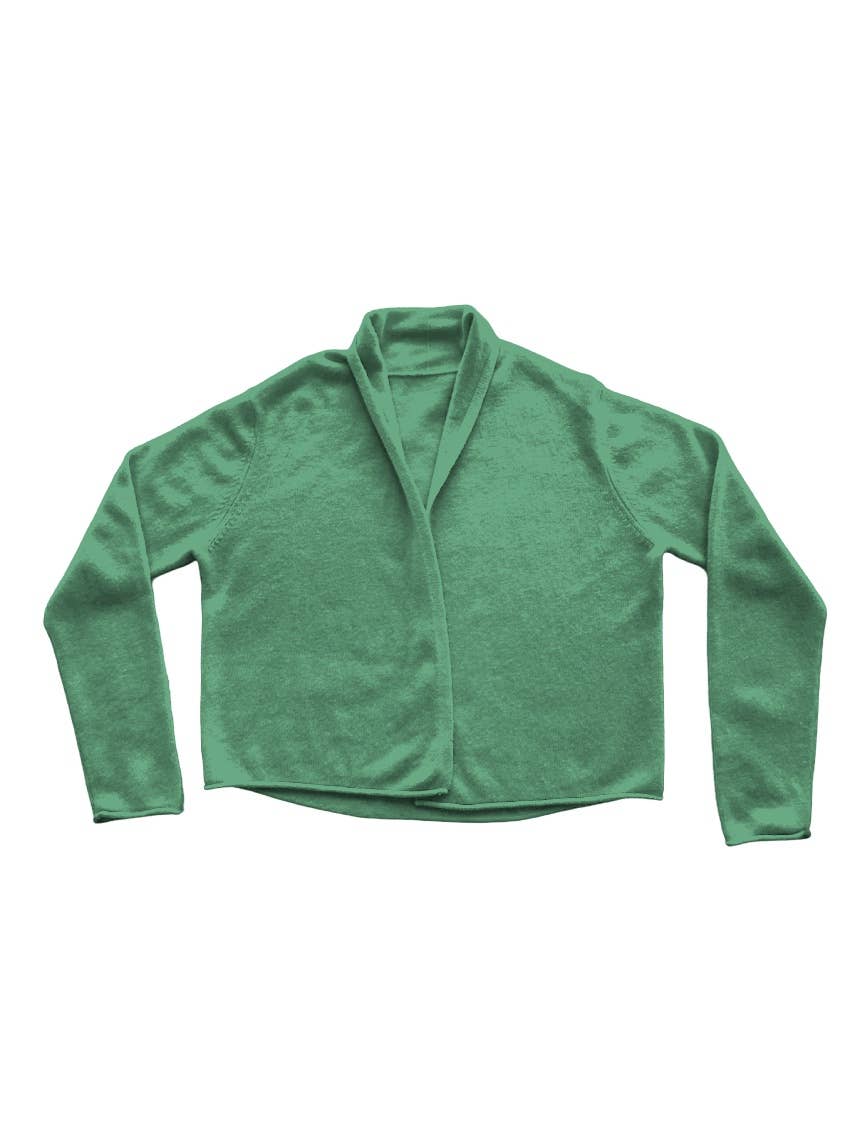 Joyride Supply - Wholesale Cardigan - Women's - 100% Cashmere No.8 Cropped Open Cardi16