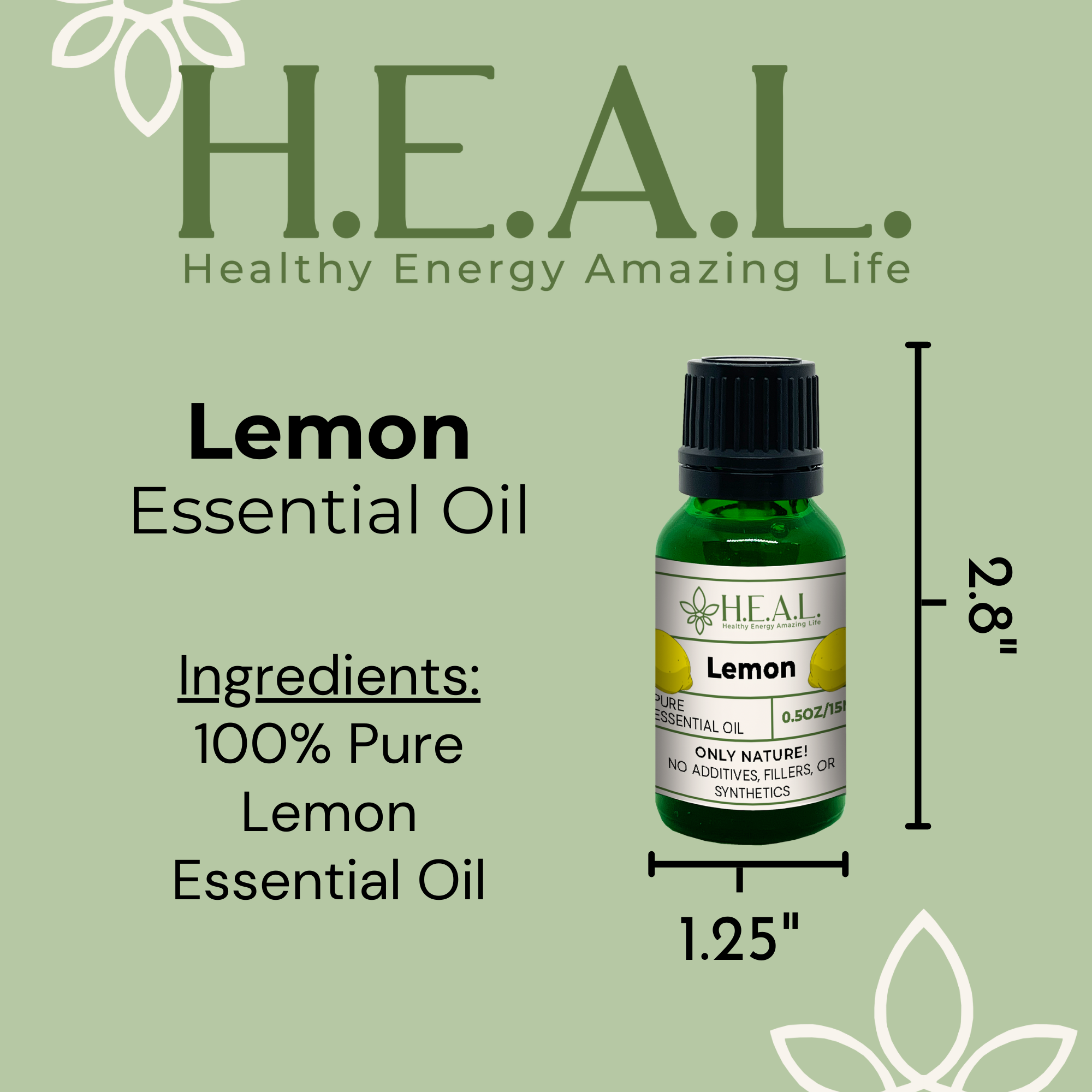 Healthy Energy Amazing Life - Wholesale Essential Oil - H.E.A.L.'s Essential Oils - Lemon7