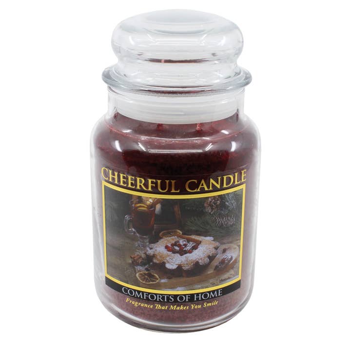 CHEERFUL CANDLE SCENTED CANDLE CONFORTS OF HOME for wholesale by Arcucci Trade Srl