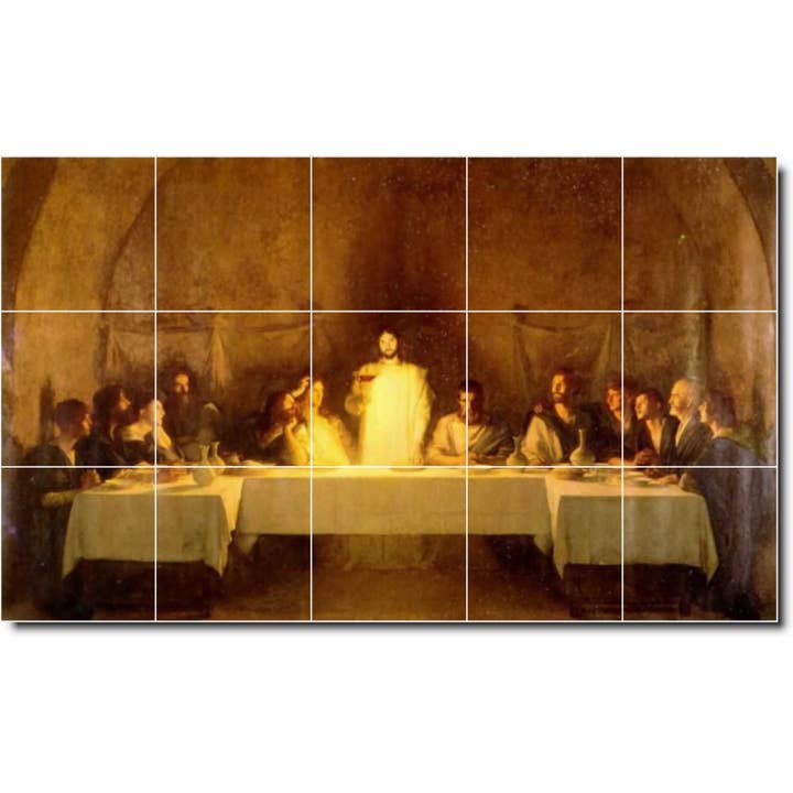 Religious Ceramic Tile Mural PT02351 for wholesale by Picture-Tiles.com