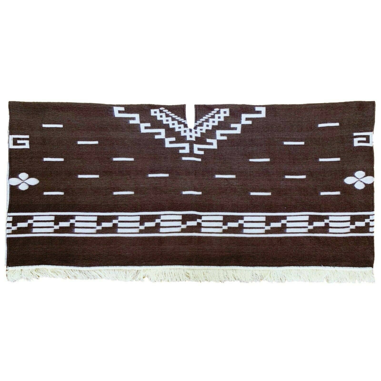 ECUALAMA - Wholesale Poncho - Unisex - Clint Eastwood Poncho cowboy Serape replica handmade of Alpaca wool Unisex - brown6