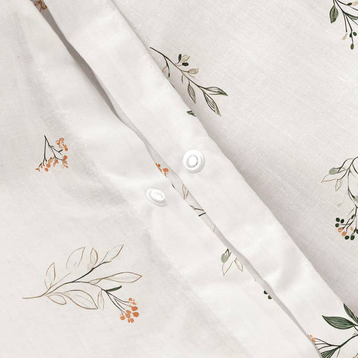 GAMUSI - Wholesale Duvet Cover - FLORISA 100% Soft Cotton Duvet Cover Set 2/3 Pieces3