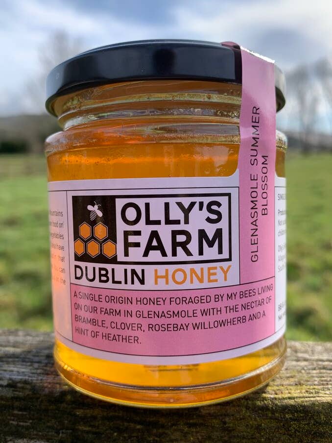 Miel de fleurs d'été Glenasmole pour la vente par Olly’s Farm