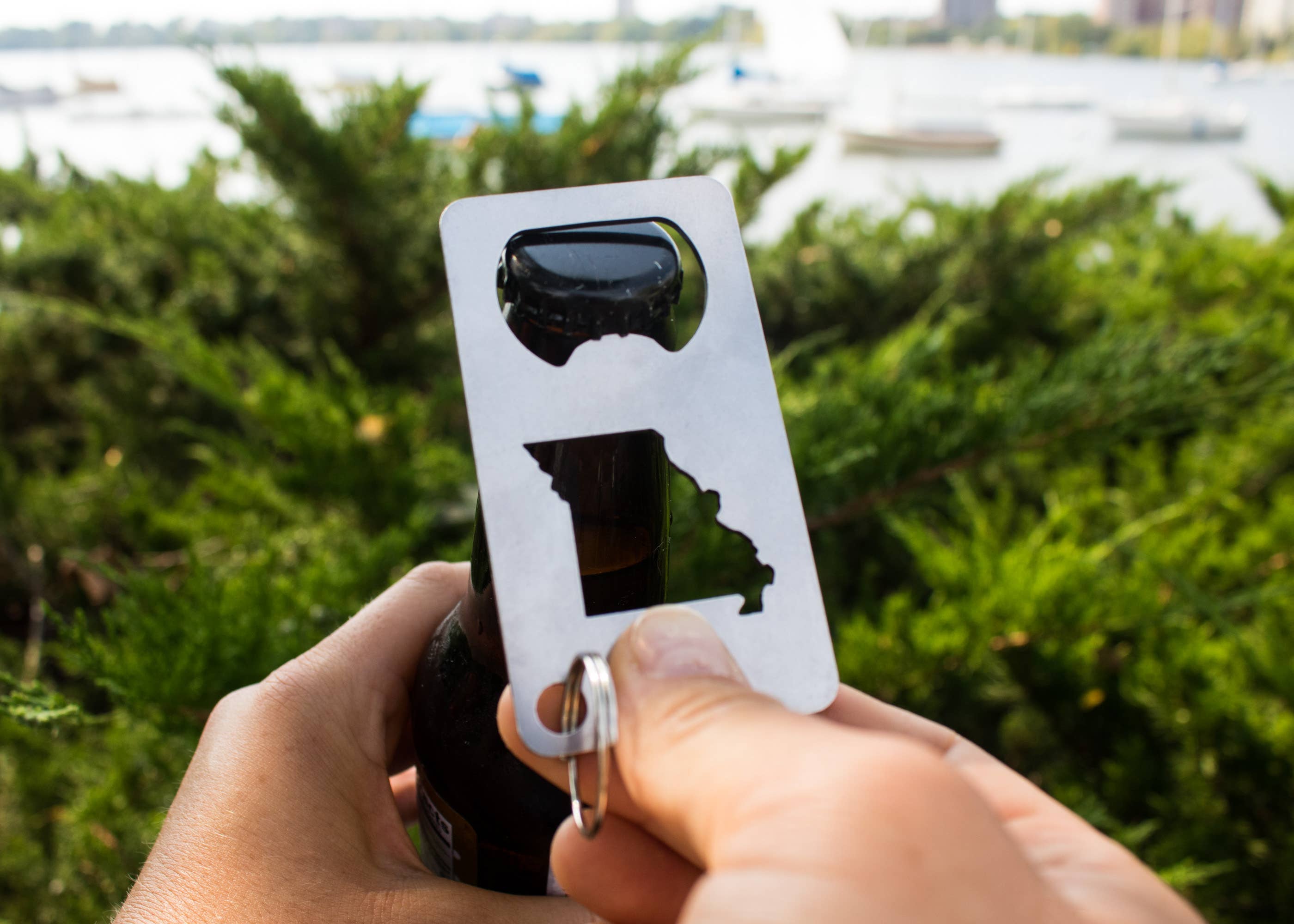 Iron Maid Art - Wholesale Bottle/Wine Opener - Missouri State Stainless Steel Beer Bottle Opener Gift4