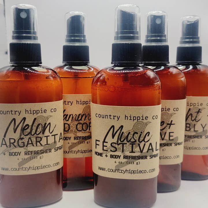 Spray Refrescante para Casa + Corpo 118ml. por atacado de Country Hippie Co.