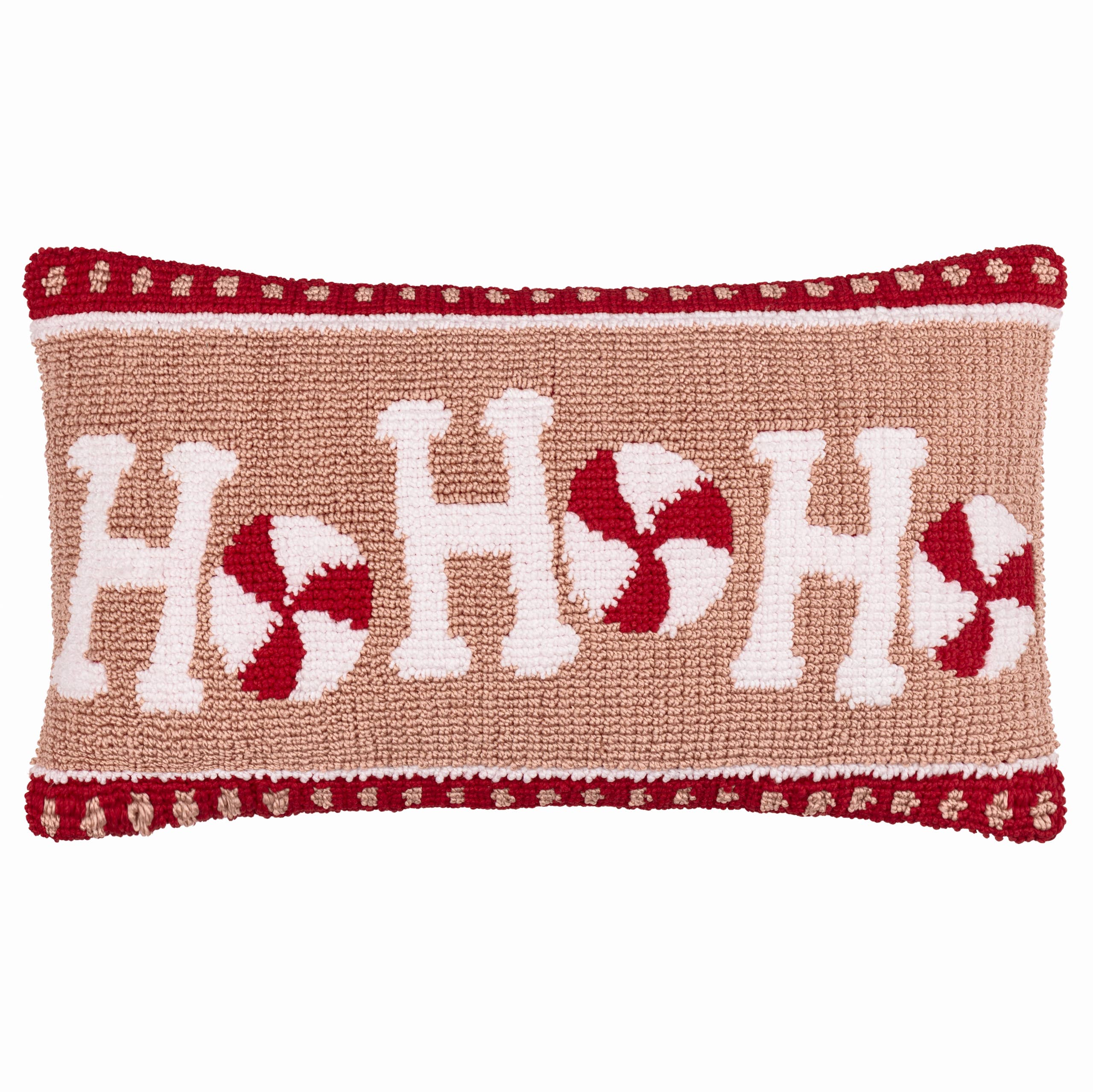 Rose/Rouge Coussin Touffeté Candy Ho Ho Ho Rose/Rouge en vente sur Faire1