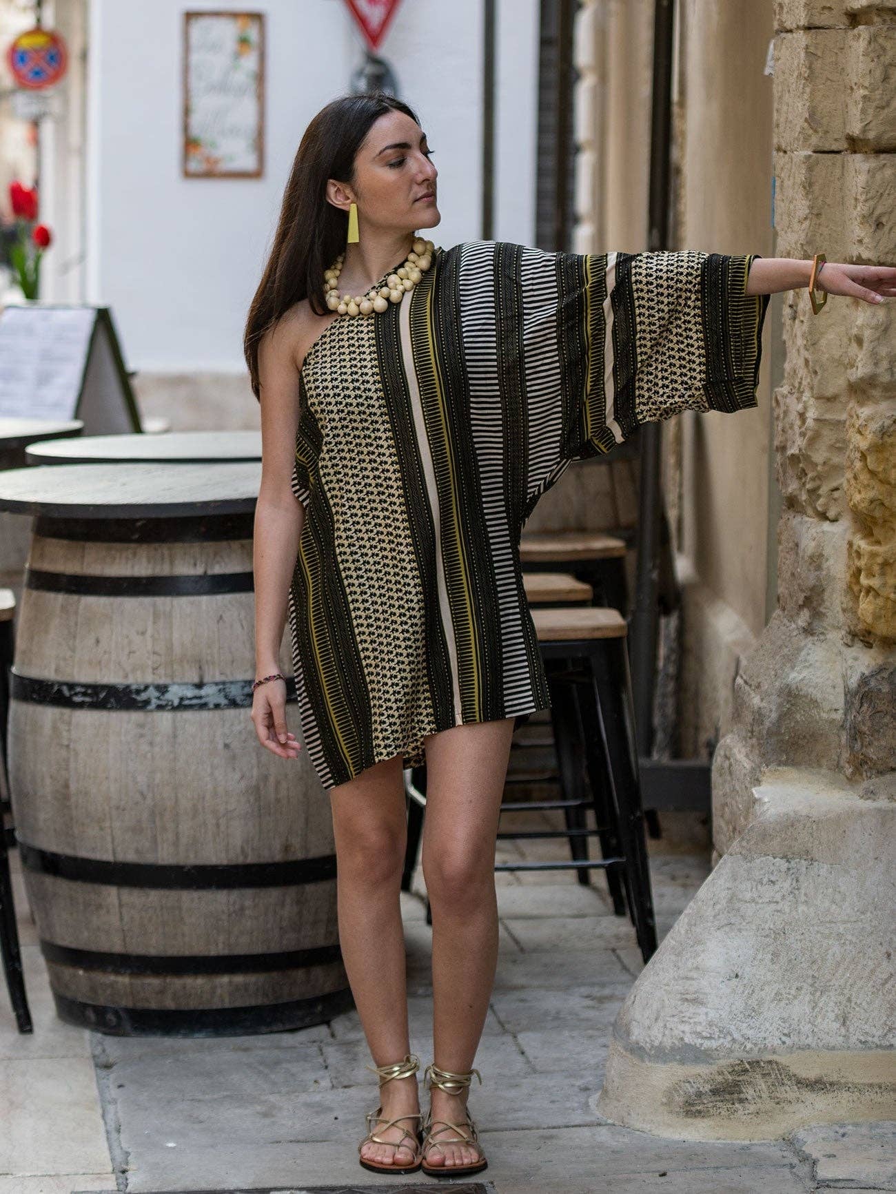 Bijondo - Wholesale Dress - Women's - Short rayon dress Charlize20