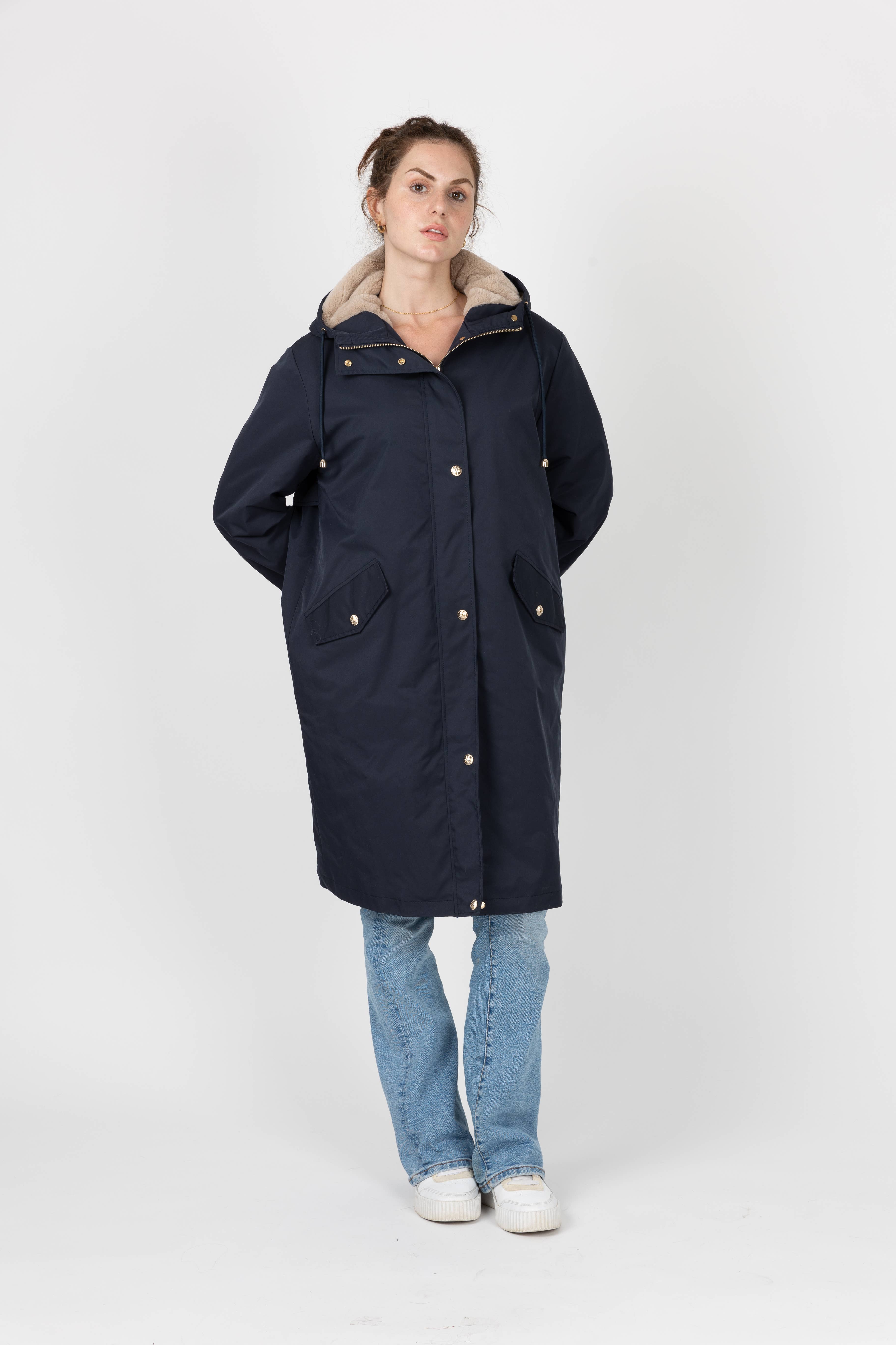 KZELL PARIS - Wholesale Parka - Women's - HOODED PARKA WITH FAUX FUR LINING12