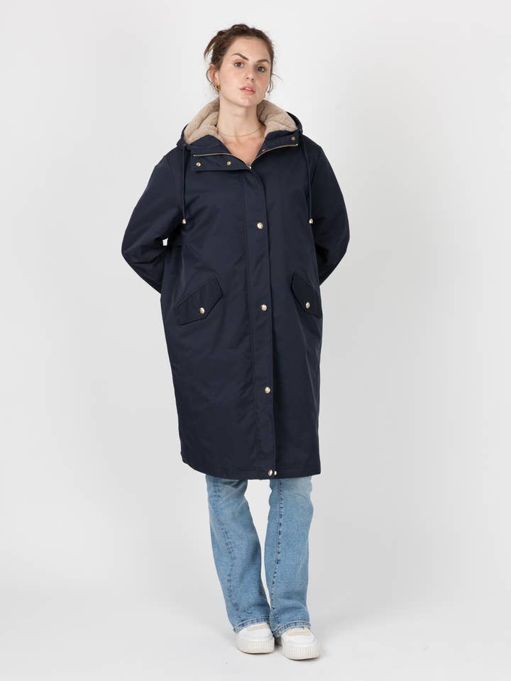 KZELL PARIS - Wholesale Parka - Women's - HOODED PARKA WITH FAUX FUR LINING12
