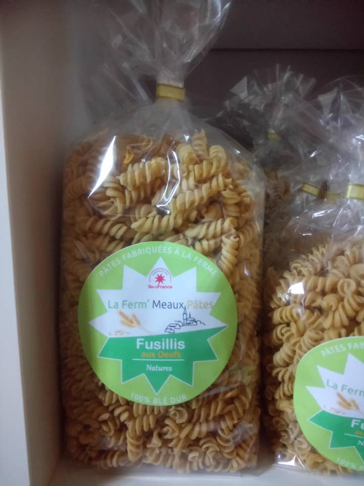 Fusillis Natures aux oeufs - 500g pour la vente par La Ferm'Meaux Pâtes