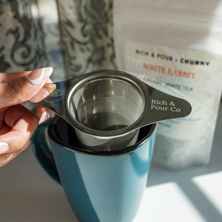 Rich & Pour - Wholesale Tea Strainer/Infuser - Stainless Steel Tea Infuser Mesh Strainer for Loose Leaf Tea3