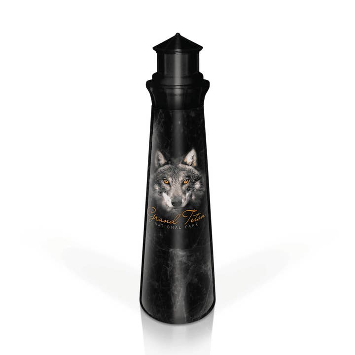 Anpassbare Lighthouse Wasserflasche - 14oz: Wolf Eyes für den Großhandel von Matrix