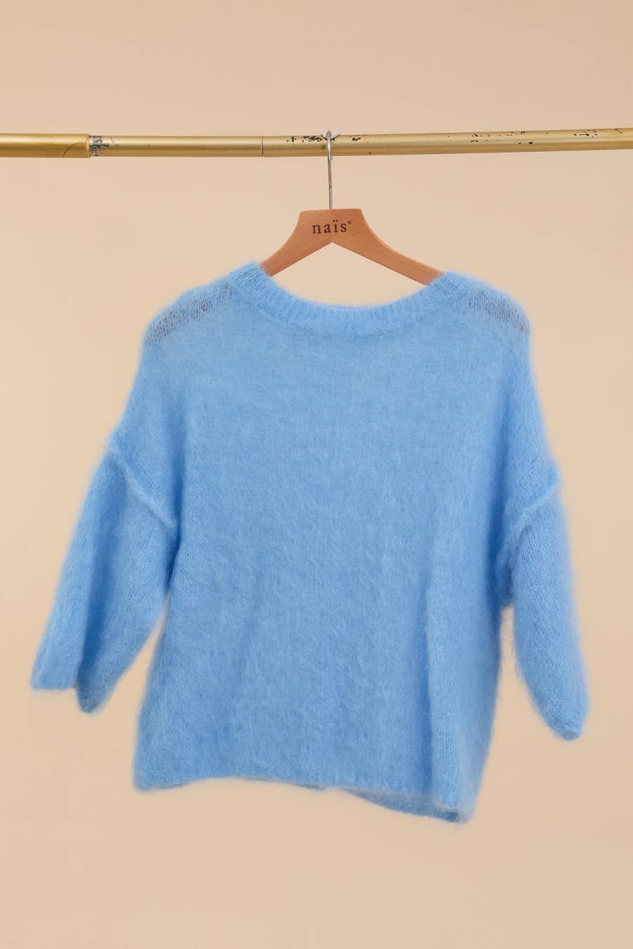 NAÏS PARIS - Vendita all'ingrosso Maglione tricot - Donna - Maglione a maniche corte e collo rotondo in 80% kid mohair37