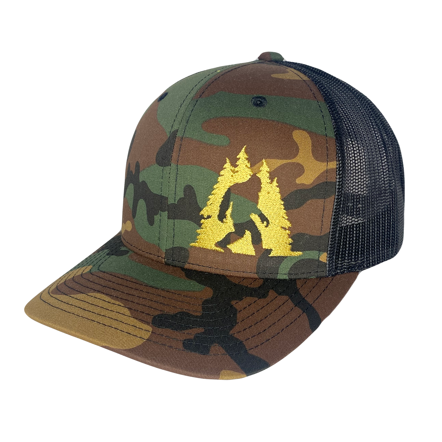Direction Apparel - Vente Casquette de camionneur – unisexe - Casquette de camionneur Sasquatch dans les arbres16