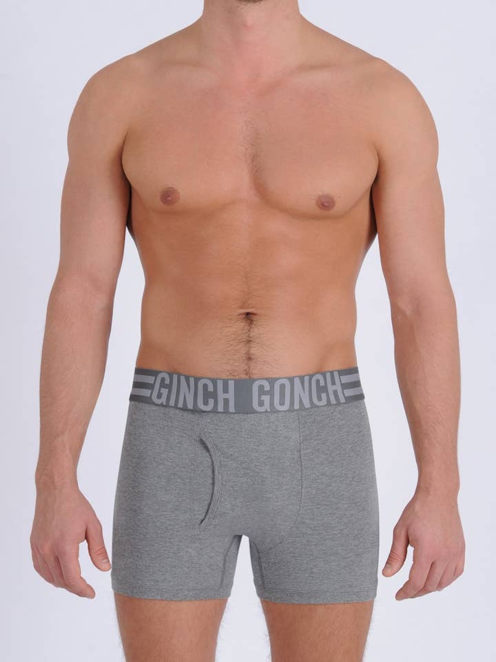 Signature Series - Boxer Brief - Grå för wholesale av Ginch Gonch