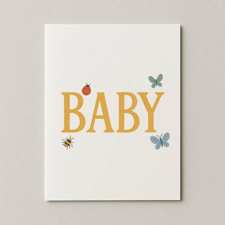Golden Nature Baby Card for wholesale by My Country Greetings
