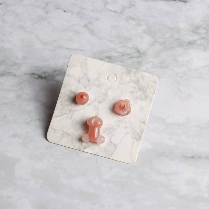 Family Jewels Stud Earrings Set for wholesale by Sunset Yogurt