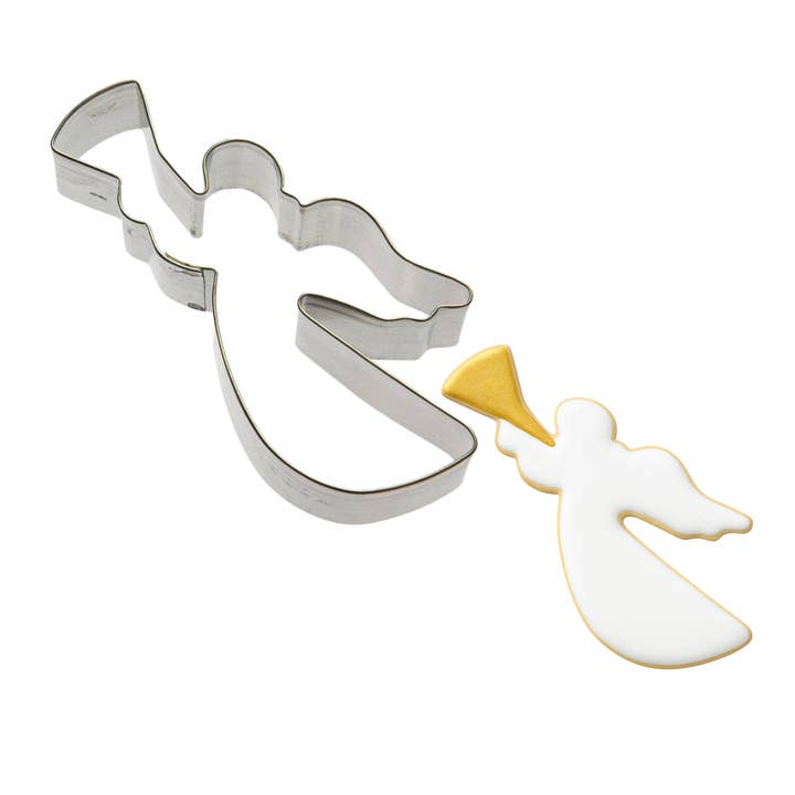 Angel Gabriel Cookie Cutter 4.25 in B1411 for wholesale by CookieCutter.com