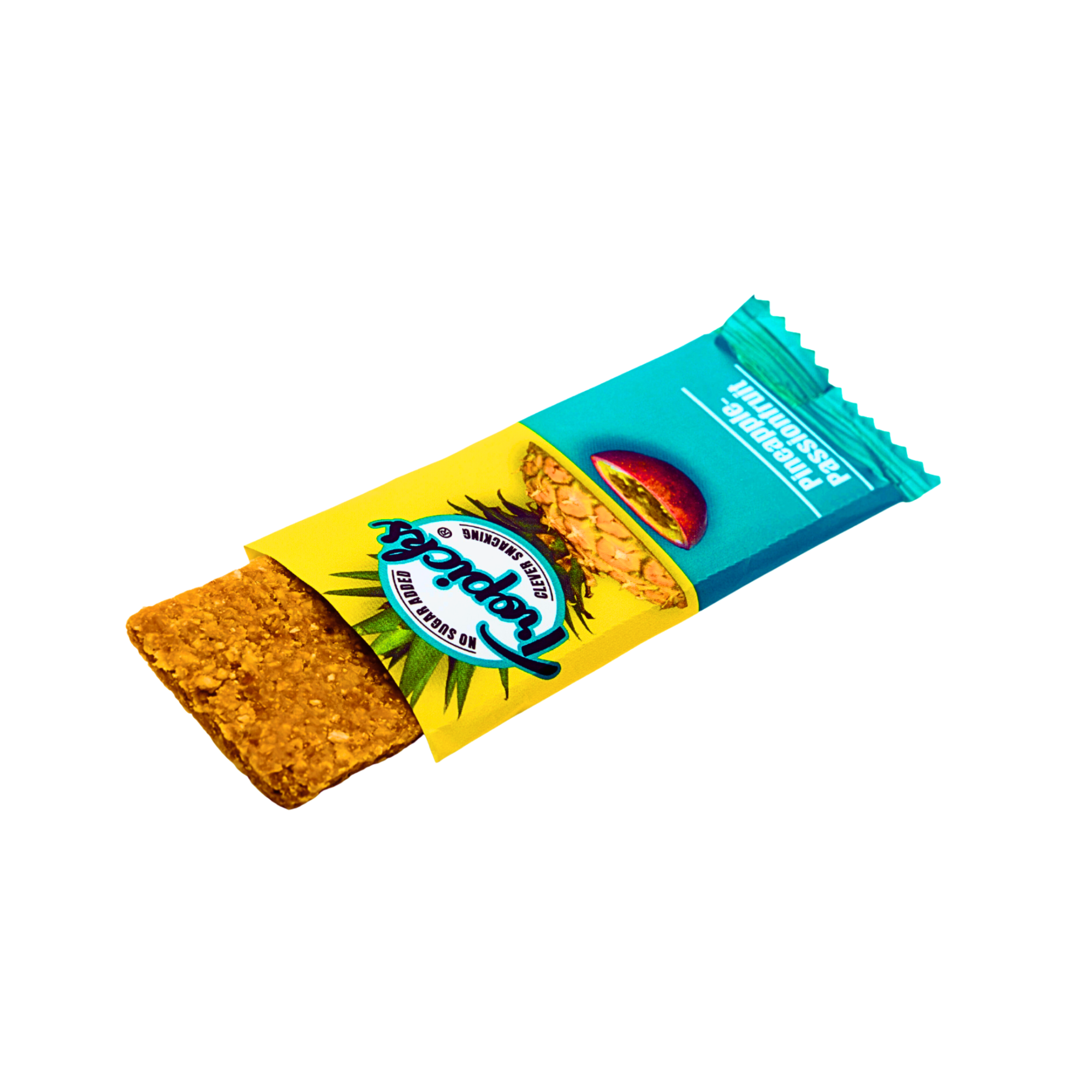 Fabmundo – wholesale Dried/dehydrated fruit – Tropicks Pineapple + Passionfruit Fruit Bars – Case of 20 3