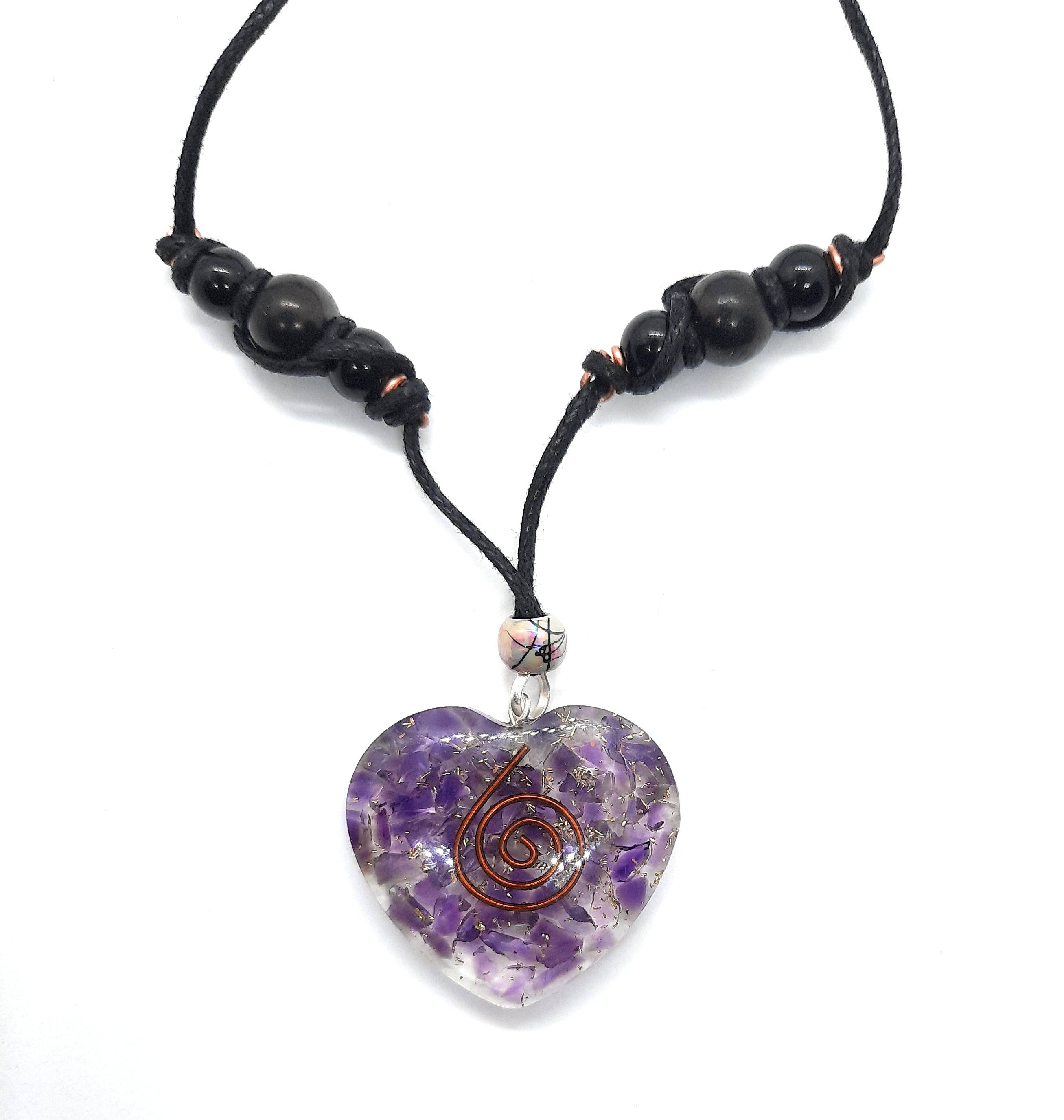Secret Synergy Stones - Wholesale Pendant/Charm Necklace - Orgone Calming Necklace EMF Protection0