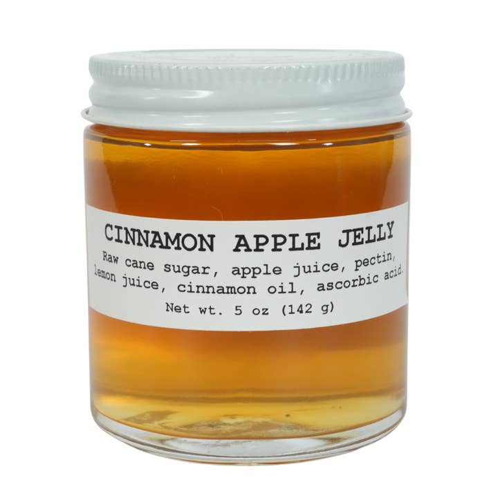 Cinnamon Apple Jelly, 5 oz - Craft, Gourmet, Unusual Jams & Jellies Made in West Virginia, USA for wholesale by Smoke Camp Crafts