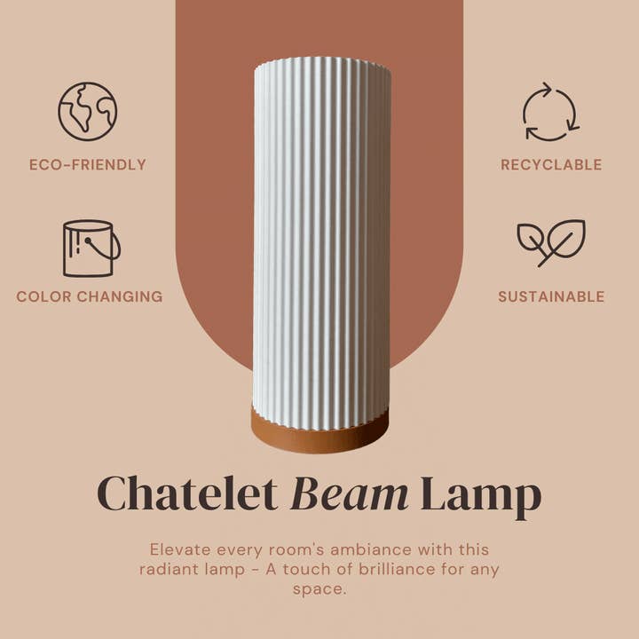 Chatelet – Engroshandel Skrivebordslampe – Beam Lamp | Premium Collection Ambience Lighting | Perfekt til soveværelser, stuer og mere1