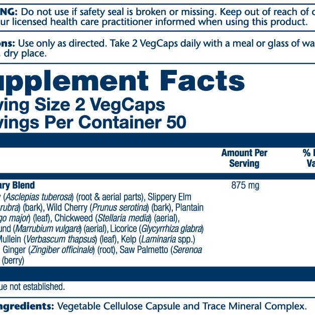 Solaray - Wholesale Oral Supplement/Vitamin - Respiration Blend SP-31