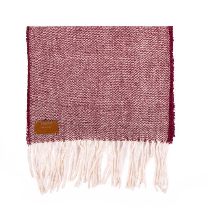 Wool Scarf | Bordeaux for wholesale by The Captain Socks